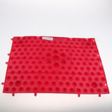 Maxbell Maxbell Reflexology Acupuncture Foot Massage Pad Toe Pressure Plate Mat Red