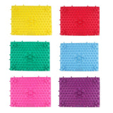 Maxbell Maxbell Reflexology Acupuncture Foot Massage Pad Toe Pressure Plate Mat Red