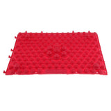 Maxbell Maxbell Reflexology Acupuncture Foot Massage Pad Toe Pressure Plate Mat Red