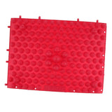 Maxbell Maxbell Reflexology Acupuncture Foot Massage Pad Toe Pressure Plate Mat Red