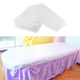 Maxbell Maxbell 10 Piece Non-woven Disposable Massage Table Sheet Bed Cover Waterproof White