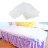 Maxbell Maxbell 10 Piece Non-woven Disposable Massage Table Sheet Bed Cover Waterproof White