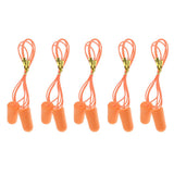 Maxbell Maxbell 5 Pair Soft Corded Earplugs Sleeping Noise Cancelling for Hearing Protection
