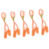 Maxbell Maxbell 5 Pair Soft Corded Earplugs Sleeping Noise Cancelling for Hearing Protection