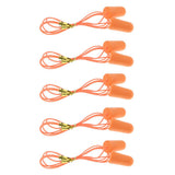 Maxbell Maxbell 5 Pair Soft Corded Earplugs Sleeping Noise Cancelling for Hearing Protection