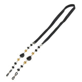 Maxbell Maxbell Black Eyeglass Reading Glasses Sunglasses Holder Necklace Chain String Cord