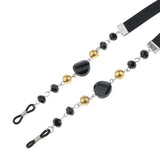 Maxbell Maxbell Black Eyeglass Reading Glasses Sunglasses Holder Necklace Chain String Cord