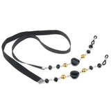Maxbell Maxbell Black Eyeglass Reading Glasses Sunglasses Holder Necklace Chain String Cord