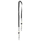 Maxbell Maxbell Black Eyeglass Reading Glasses Sunglasses Holder Necklace Chain String Cord