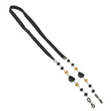 Maxbell Maxbell Black Eyeglass Reading Glasses Sunglasses Holder Necklace Chain String Cord