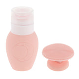 Maxbell Maxbell 70ml Refillable Empty Travel Bottles Shampoo Makeup Liquids Container Pink
