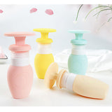 Maxbell Maxbell 70ml Refillable Empty Travel Bottles Shampoo Makeup Liquids Container Pink