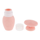 Maxbell Maxbell 70ml Refillable Empty Travel Bottles Shampoo Makeup Liquids Container Pink