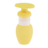 Maxbell Maxbell 70ml Refillable Empty Travel Bottles Shampoo Makeup Liquids Container Yellow