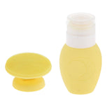 Maxbell Maxbell 70ml Refillable Empty Travel Bottles Shampoo Makeup Liquids Container Yellow