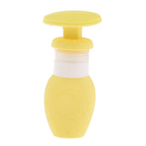 Maxbell Maxbell 70ml Refillable Empty Travel Bottles Shampoo Makeup Liquids Container Yellow