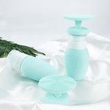 Maxbell Maxbell 70ml Refillable Empty Travel Bottles Shampoo Makeup Liquids Container Cyan