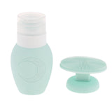 Maxbell Maxbell 70ml Refillable Empty Travel Bottles Shampoo Makeup Liquids Container Cyan