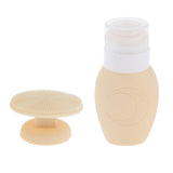 Maxbell Maxbell 70ml Refillable Empty Travel Bottles Shampoo Makeup Liquids Container Brown
