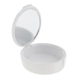 Maxbell Maxbell Mouth Guard Case Orthodontic Retainer Box Denture Storage Container White