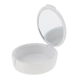 Maxbell Maxbell Mouth Guard Case Orthodontic Retainer Box Denture Storage Container White