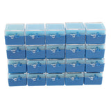 Maxbell 20Piece MouthGuard Case Retainer Box Denture Storage Container 1 inch Blue