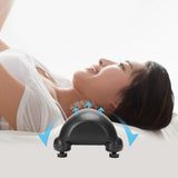 Maxbell Maxbell Neck Support Therapy Pillow Cervical Traction Stretcher Pillow Black