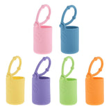 Maxbell Maxbell Silicone 15ml Roller Bottle Holder Sleeve Essential Oil Carrying Case Pink