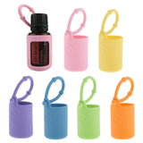Maxbell Maxbell Silicone 15ml Roller Bottle Holder Sleeve Essential Oil Carrying Case Pink
