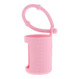 Maxbell Maxbell Silicone 15ml Roller Bottle Holder Sleeve Essential Oil Carrying Case Pink