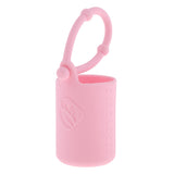 Maxbell Maxbell Silicone 15ml Roller Bottle Holder Sleeve Essential Oil Carrying Case Pink