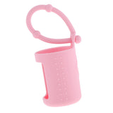 Maxbell Maxbell Silicone 15ml Roller Bottle Holder Sleeve Essential Oil Carrying Case Pink