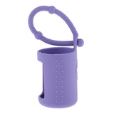 Maxbell Maxbell Silicone 15ml Roller Bottle Holder Sleeve Essential Oil Carrying Case Purple