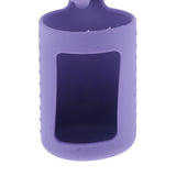 Maxbell Maxbell Silicone 15ml Roller Bottle Holder Sleeve Essential Oil Carrying Case Purple