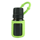 Maxbell Maxbell Silicone 15ml Roller Bottle Holder Sleeve Essential Oil Carrying Case Green