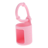 Maxbell Maxbell Silicone 5ml Roller Bottle Holder Sleeve Essential Oil Carrying Case Pink