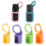 Maxbell Maxbell Silicone 5ml Roller Bottle Holder Sleeve Essential Oil Carrying Case Pink