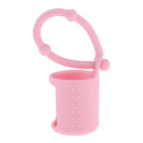 Maxbell Maxbell Silicone 5ml Roller Bottle Holder Sleeve Essential Oil Carrying Case Pink