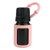 Maxbell Maxbell Silicone 5ml Roller Bottle Holder Sleeve Essential Oil Carrying Case Pink