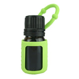 Maxbell Maxbell Silicone 5ml Roller Bottle Holder Sleeve Essential Oil Carrying Case Green