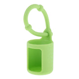 Maxbell Maxbell Silicone 5ml Roller Bottle Holder Sleeve Essential Oil Carrying Case Green