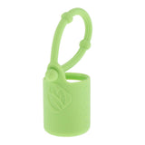 Maxbell Maxbell Silicone 5ml Roller Bottle Holder Sleeve Essential Oil Carrying Case Green