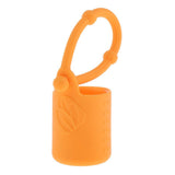 Maxbell Maxbell Silicone 5ml Roller Bottle Holder Sleeve Essential Oil Carrying Case Orange