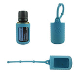 Maxbell Maxbell 5ml Empty Refillable Essential Oil Bottles Case with Silicone Sleeve Blue