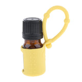Maxbell Maxbell 5ml Empty Refillable Essential Oil Bottles Case with Silicone Sleeve Yellow