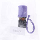 Maxbell Maxbell 5ml Empty Refillable Essential Oil Bottles Case with Silicone Sleeve Purple