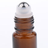 Maxbell Maxbell 10ml Refillable Essential Oil Bottle with Roller Ball+Silicone Cover Yellow