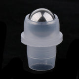 Maxbell Maxbell 10ml Refillable Essential Oil Bottle with Roller Ball+Silicone Cover Yellow