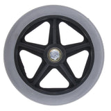 Maxbell 4 Pcs ABS Wheelchair Replacement Front Wheel 5/16" Castor Wheelchairs Supply