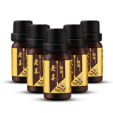 Maxbell Maxbell 5 Bottles 10ml Natural Organic Aromatherapy Massage Essential Oils Ginger